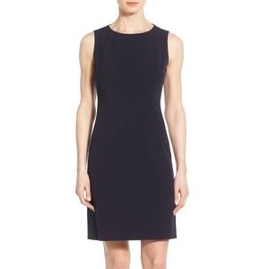 T Tahari Black Cali Sheath Dress